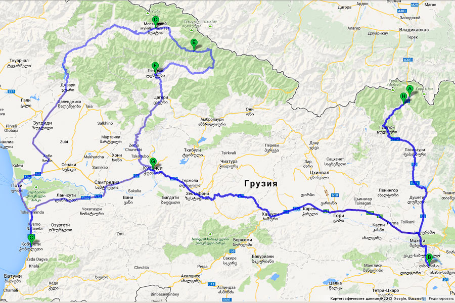 Расстояние тбилиси владикавказ на авто. Маршрут по городам Грузии. Казбеги Грузия на карте. Степанцминда Грузия на карте. Дорога Тбилиси Батуми.
