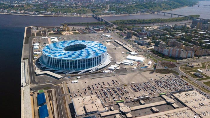 Здание "Стадиона Нижний Новгород"