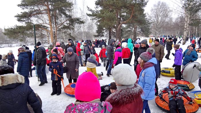 Новогодние каникулы в Сормовском парке Нижнего Новгорода
