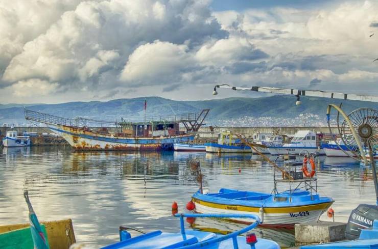 Рыболовецкая гавань на Чёрном море