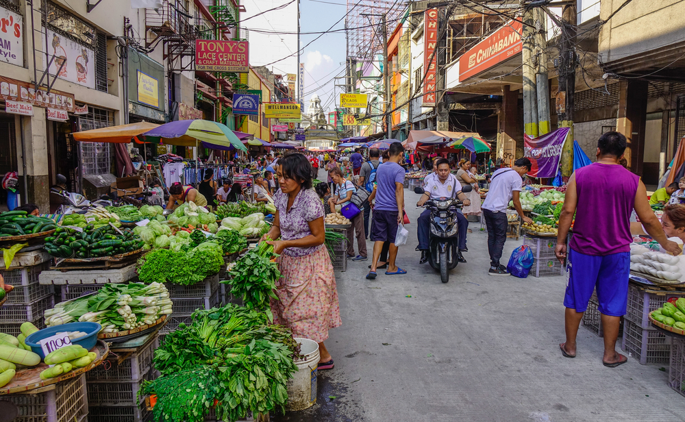 Овощной рынок в Маниле
